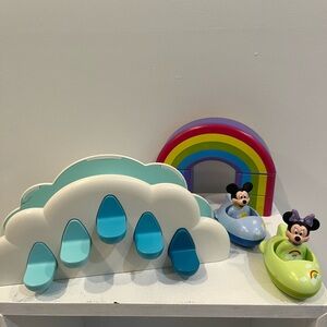 Playmobil 123 Mickey and Minnie Mouse Cloud Home Playset